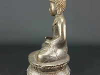 Zilvertinnen boeddha - afbeelding 3 van  5