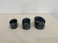 Zinken schaaltjes set 3-delig (12x) - afbeelding 3 van  6