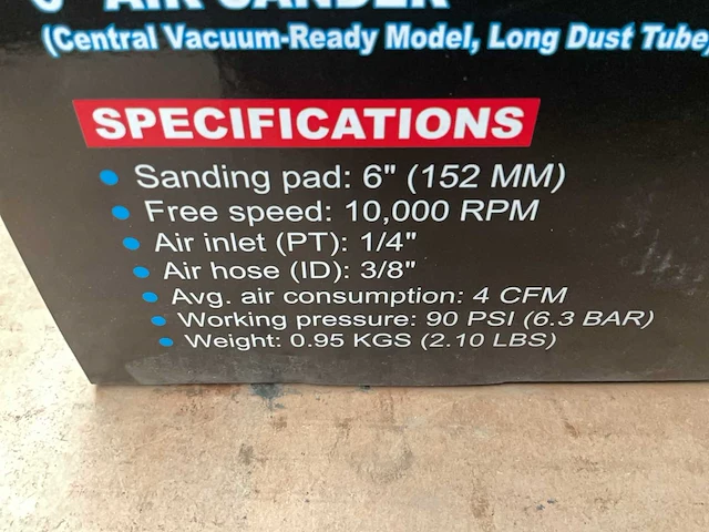 Zionair as61p air sander - afbeelding 4 van  5