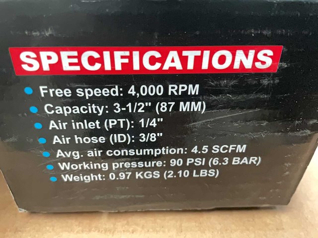 Zionair atrt87 air striping tool - afbeelding 4 van  5