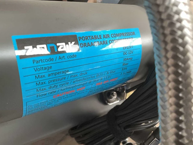 Zionair cp12vt air compressor - afbeelding 4 van  4