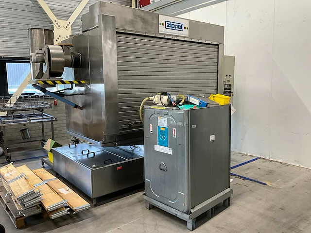 Zippel - rema-k1-250-2lb - industriële wasinstallatie inclusief 2 waskorven+onderstel - afbeelding 1 van  15