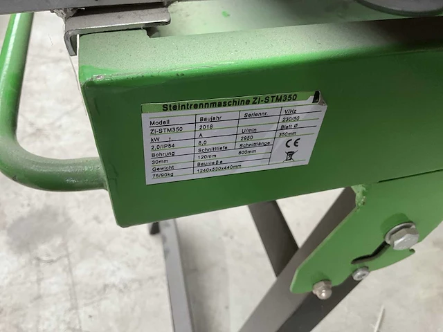 Zipper zi-stm350 steen zaagtafel - afbeelding 3 van  11