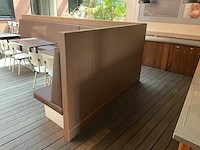 Zitbank met tafels en stoelen - afbeelding 7 van  11