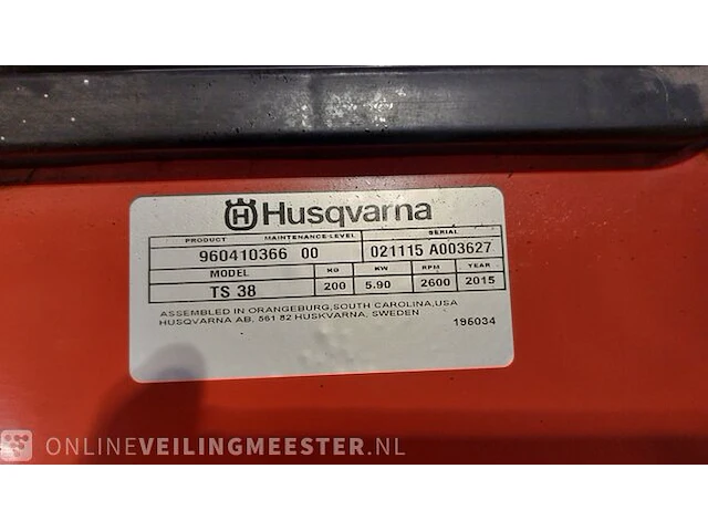 Zitmaaier husqvarna, ts 38 - afbeelding 22 van  29