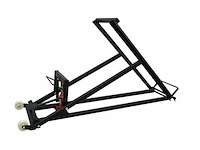 Zitmaaier hydraulisch heftoestel turfmaster, xliftxhd300, zwart - afbeelding 1 van  3