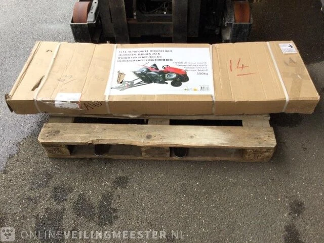 Zitmaaier hydraulisch heftoestel turfmaster, xliftxhd300, zwart - afbeelding 2 van  3