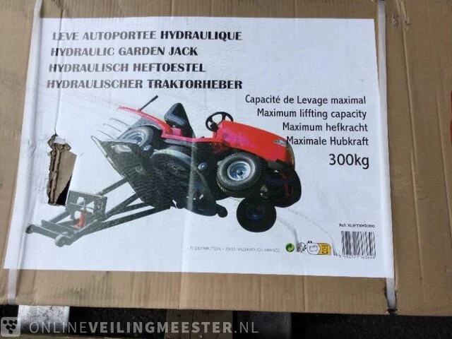 Zitmaaier hydraulisch heftoestel turfmaster, xliftxhd300, zwart - afbeelding 3 van  3