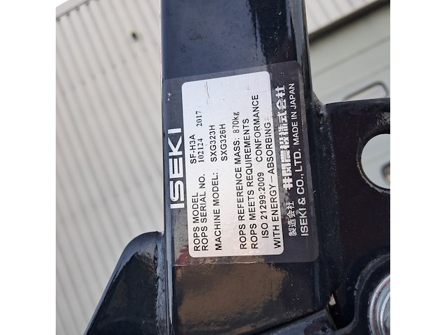 Zitmaaier, iseki, sgx326 - afbeelding 26 van  52