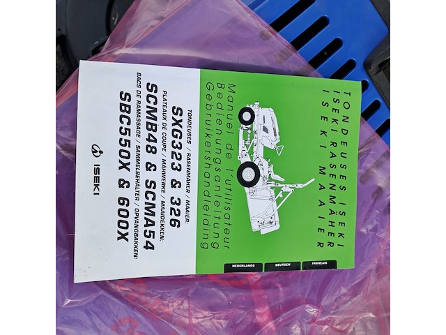 Zitmaaier, iseki, sgx326 - afbeelding 37 van  52