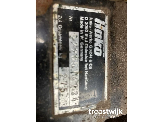 Zitveegmachine benzine - afbeelding 7 van  7