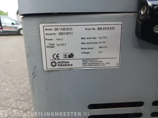 Zitveegmachine nilfisk, sr1100 eco - afbeelding 13 van  25