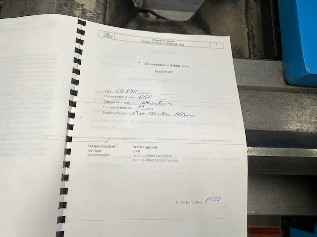 Zmm cu832, 830x1500mm universal lathes - afbeelding 16 van  23