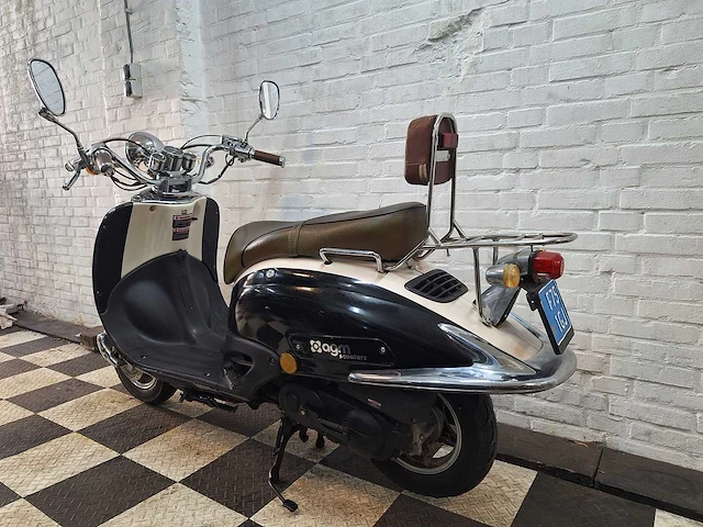 Znen agm grande retro 25 km snorscooter 4takt - afbeelding 3 van  7
