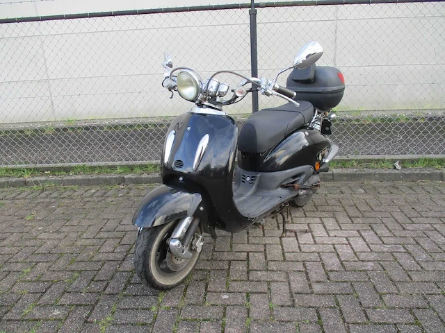 Znen btc grande retro - snorscooter - aurora 2 zn50qt-e25 - scooter - afbeelding 2 van  9