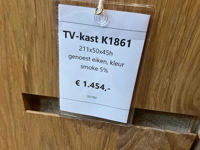 Zoelo eiken opbergkast - afbeelding 9 van  9
