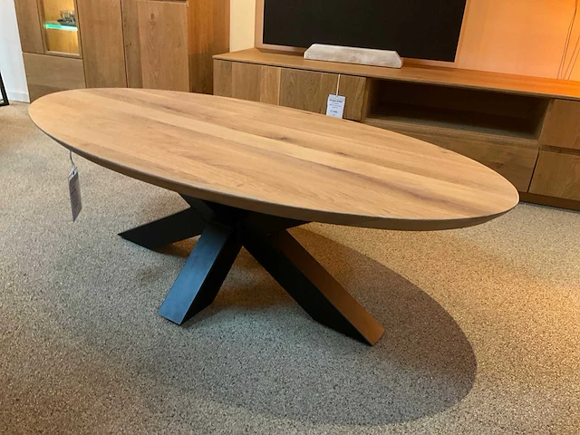 Zoelo ovale eiken salontafel - afbeelding 2 van  6