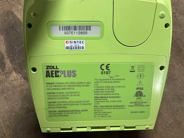 Zoll aed plus defibrillator - afbeelding 3 van  5