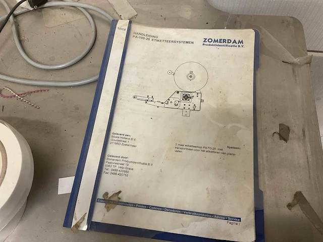 Zomerdam pa-100-25 print- en etiketteermachine - afbeelding 8 van  10