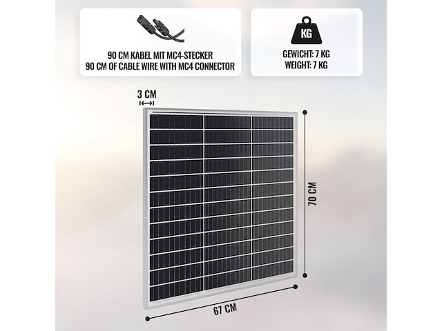 Zonnepaneel 100w - afbeelding 2 van  7