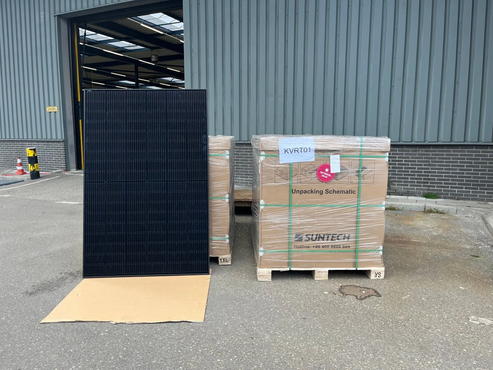 Zonnepanelen en montage materiaal