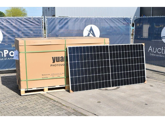 Zonnepanelen yuan xian yx550m615 15 stuks nieuw 550w - afbeelding 1 van  1