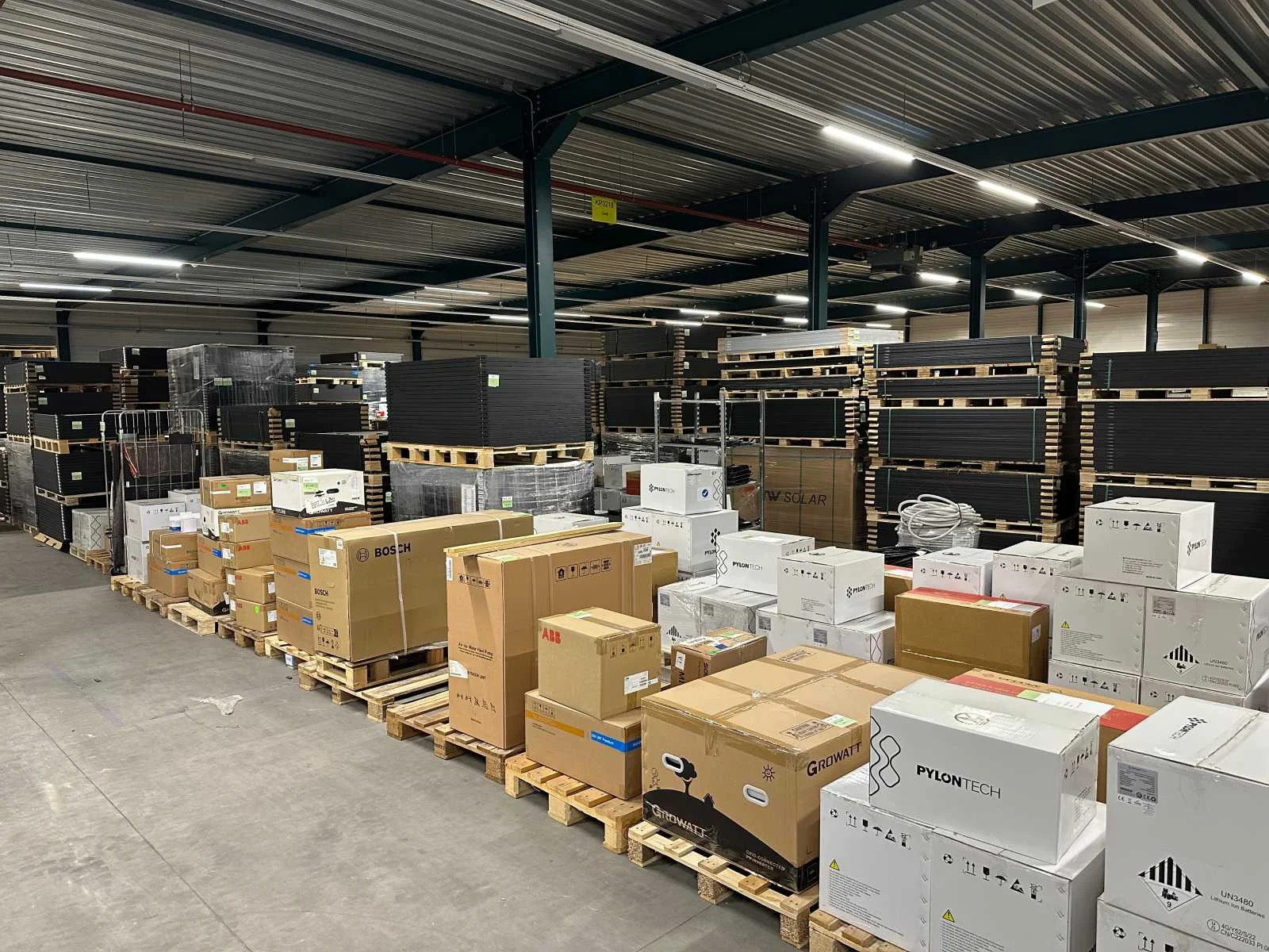 Zonnepanelen(sets), omvormers, thuisbatterijen en warmtepompen