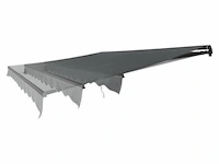 Zonnescherm / luifel - 300 x 250 cm - donkergrijs - incl. bevestigingsmaterialen - afbeelding 3 van  15