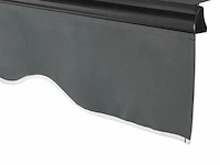 Zonnescherm / luifel - 300 x 250 cm - donkergrijs - incl. bevestigingsmaterialen - afbeelding 7 van  15