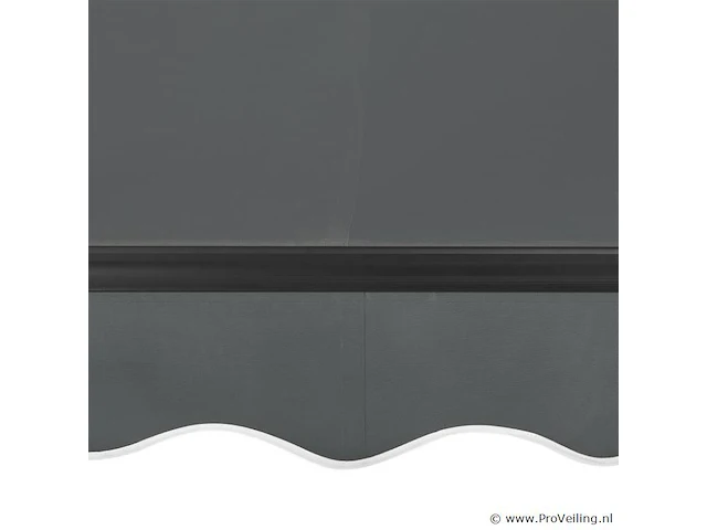 Zonnescherm / luifel - 300 x 250 cm - donkergrijs - incl. bevestigingsmaterialen - afbeelding 9 van  15