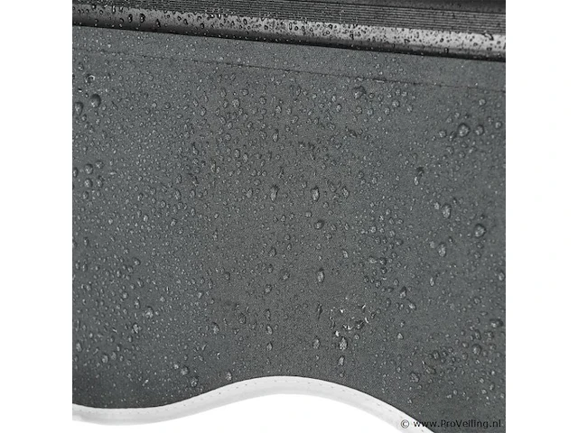 Zonnescherm / luifel - 300 x 250 cm - donkergrijs - incl. bevestigingsmaterialen - afbeelding 10 van  15