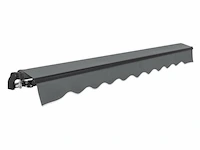 Zonnescherm / luifel - 300 x 250 cm - donkergrijs - incl. bevestigingsmaterialen - afbeelding 15 van  15