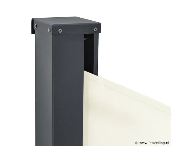 Zonnescherm / windscherm dubai - 500 x 160 cm - beige - afbeelding 5 van  8