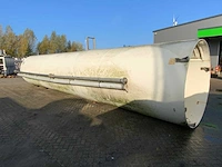 Zout silo rvs tank met schroef - afbeelding 6 van  9