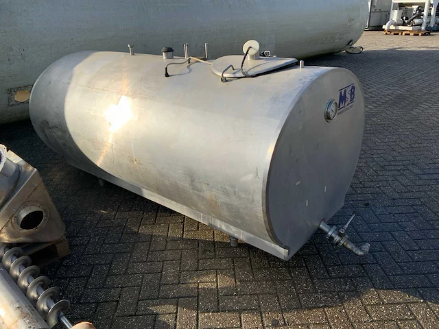 Zout silo rvs tank met schroef - afbeelding 8 van  9