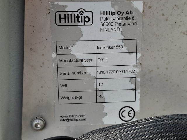 Zoutstrooier, hilltip, ice striker 550, 2017 - afbeelding 9 van  13