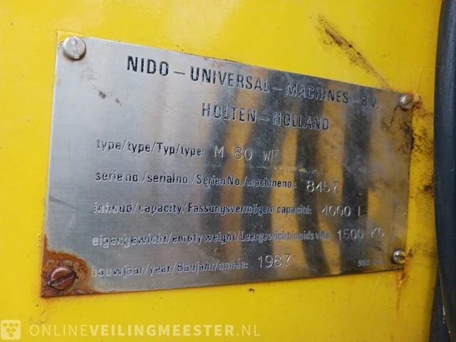 Zoutstrooier nido, m 80 we, bouwjaar 1987 - afbeelding 14 van  23