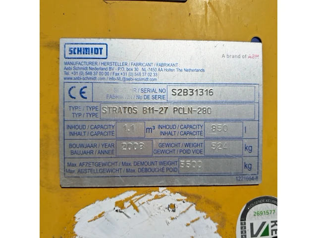 Zoutstrooier, nido, stratos b11-27 pcln-280, 2008 - afbeelding 9 van  25