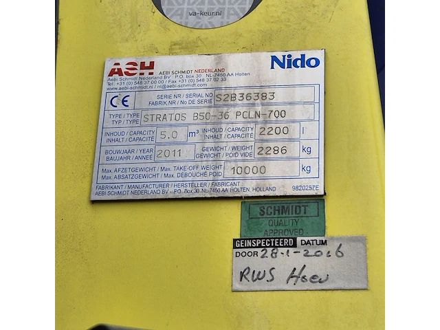 Zoutstrooier, nido, stratos b50-36 pcln-700, cd-orm-2142, 2012 - afbeelding 4 van  12