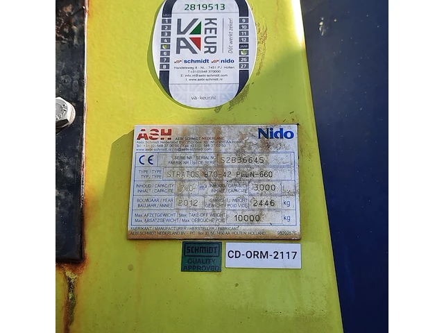 Zoutstrooier, nido, stratos b70-42 pcln-660, cd-orm-2117, 2012 - afbeelding 11 van  19