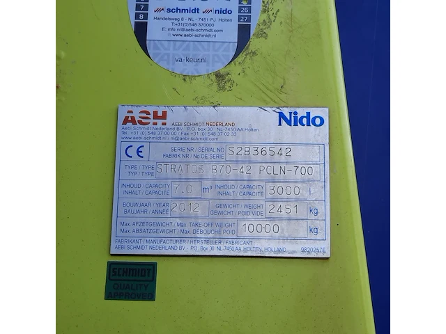 Zoutstrooier, nido, stratos b70-42 pcln-700, cd-orm-1860, 2012 - afbeelding 8 van  17
