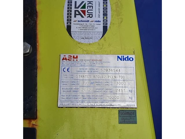 Zoutstrooier, nido, stratos b70-42 pcln-700, cd-orm-1943, 2012 - afbeelding 14 van  21