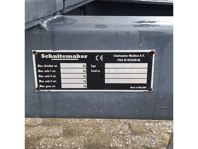 Zoutstrooier op aanhanger, schuitemaker, epoke igloo s2400-1400 lbo, cd-orm-4206, 2012 - afbeelding 7 van  16