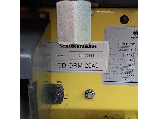 Zoutstrooier op aanhanger, schuitemaker, s2400 tsr epoke igloo s wmig-2400r-1400, cd-orm-2049, 2012 - afbeelding 19 van  19