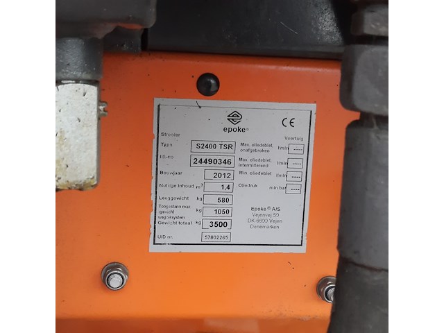 Zoutstrooier op aanhanger, schuitemaker, s2400 tsr epoke igloo s2400-1400 lbo, cd-orm-4155, 2012 - afbeelding 17 van  18