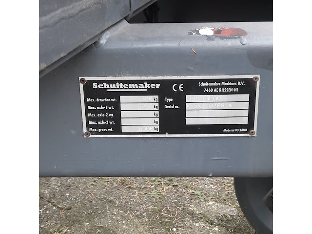 Zoutstrooier op aanhanger, schuitemaker, s2400 tsr epoke igloo s2400-1400 lbo, cd-orm-4155, 2012 - afbeelding 9 van  18