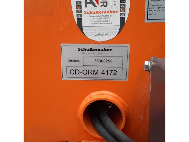 Zoutstrooier op aanhanger, schuitemaker, sw3800 epoke sirius ast 3,5m2, cd-orm-4172, 2011 - afbeelding 19 van  19