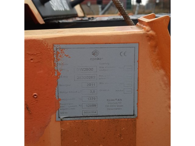 Zoutstrooier op aanhanger , schuitemaker, sw3800 epoke sirius ast 3,5m2, cd-orm-4232, 2011 - afbeelding 13 van  18