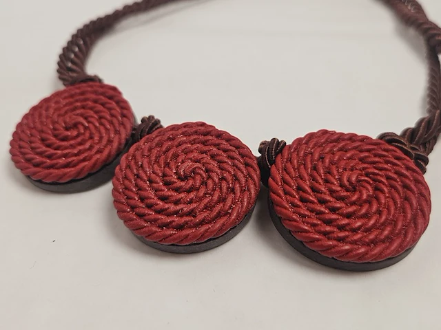 Zsiske dames collier - thaise designer jewellery - afbeelding 2 van  3