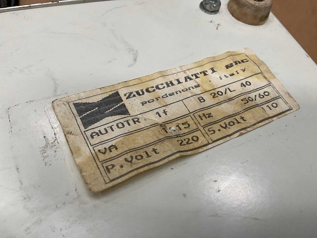 Zucchiatti b 20/l 40 transformator - afbeelding 4 van  4